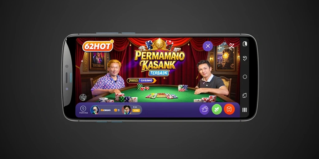 Screenshot gameplay 62HOT menampilkan suasana kasino yang mendebarkan.