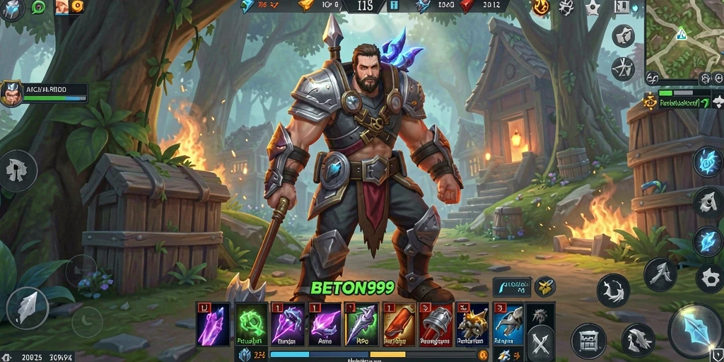 Tampilan gameplay BETON999 yang penuh aksi dan petualangan ARPG.
