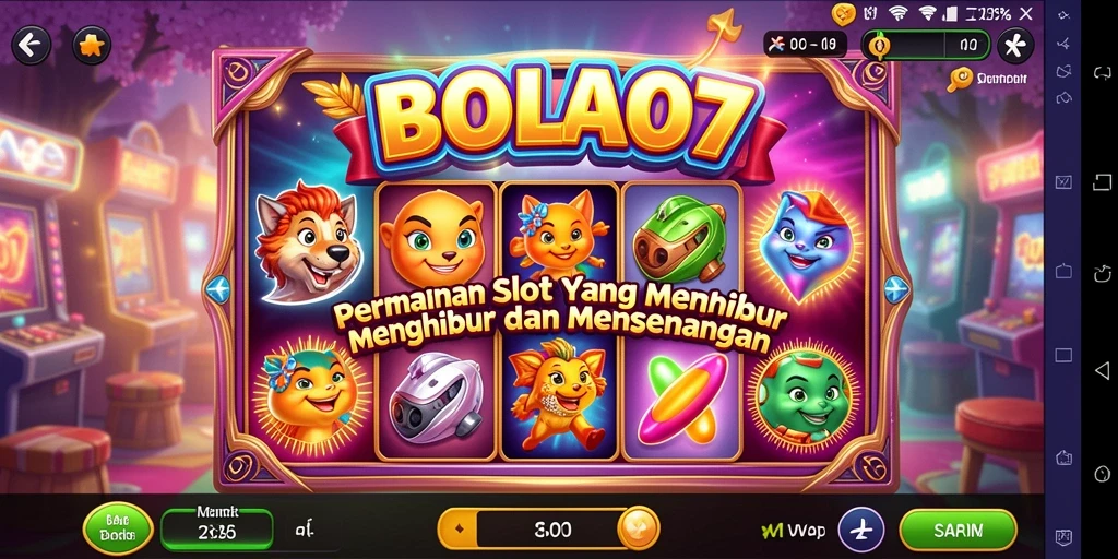 Tampilan screenshot utama BOLA07 yang menunjukkan keseruan permainan Slot.