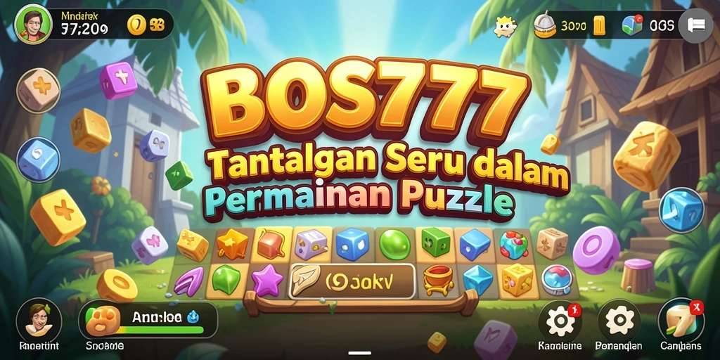 Tampilan gameplay seru dari BOS777 yang penuh tantangan puzzle.