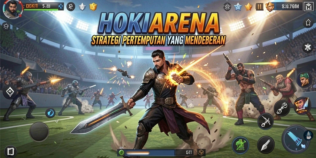 Tampilan gameplay seru HOKIARENA yang menguji strategi Anda.