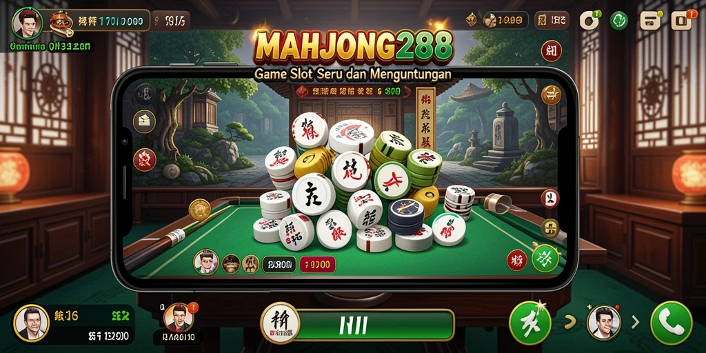 Tampilan gameplay menarik dari MAHJONG288 yang penuh warna.