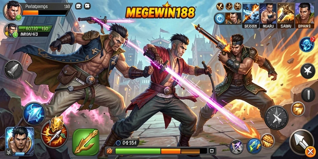Tangkapan layar dari gameplay MEGEWIN188 yang penuh aksi dan mendebarkan.