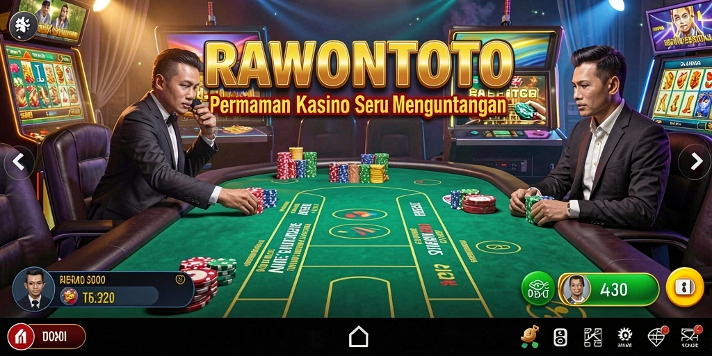 Screenshot gameplay RAWONTOTO menampilkan aksi kasino yang menyenangkan.
