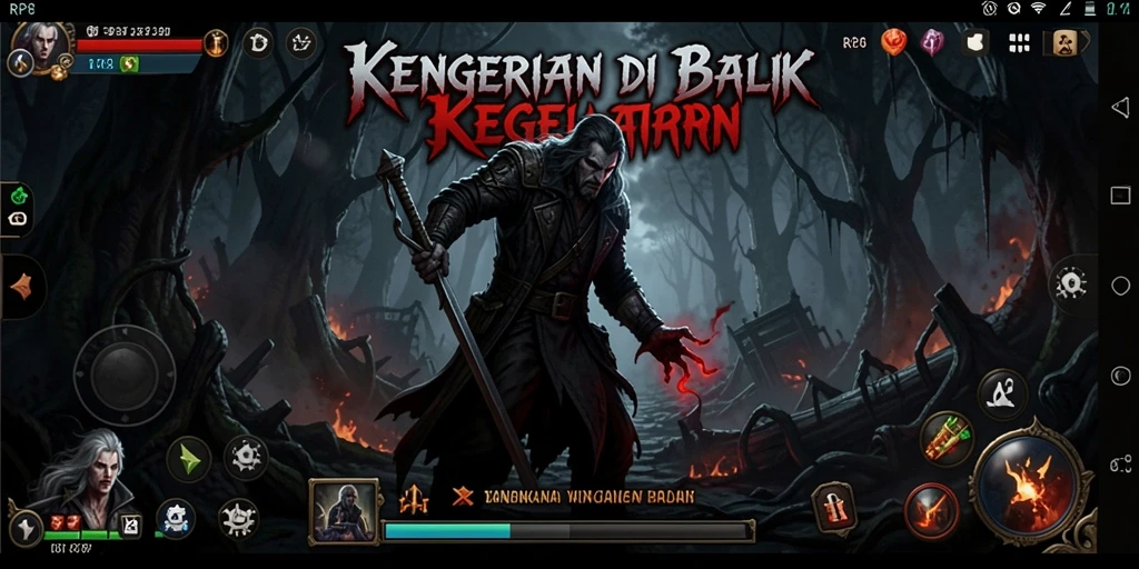 Tampilan gameplay RP8 yang menyeramkan dan penuh ketegangan.
