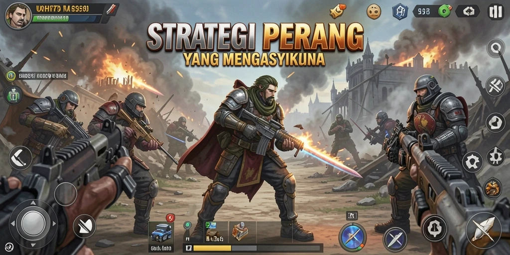 Gameplay UH77 yang menegangkan dan strategi yang mendalam.